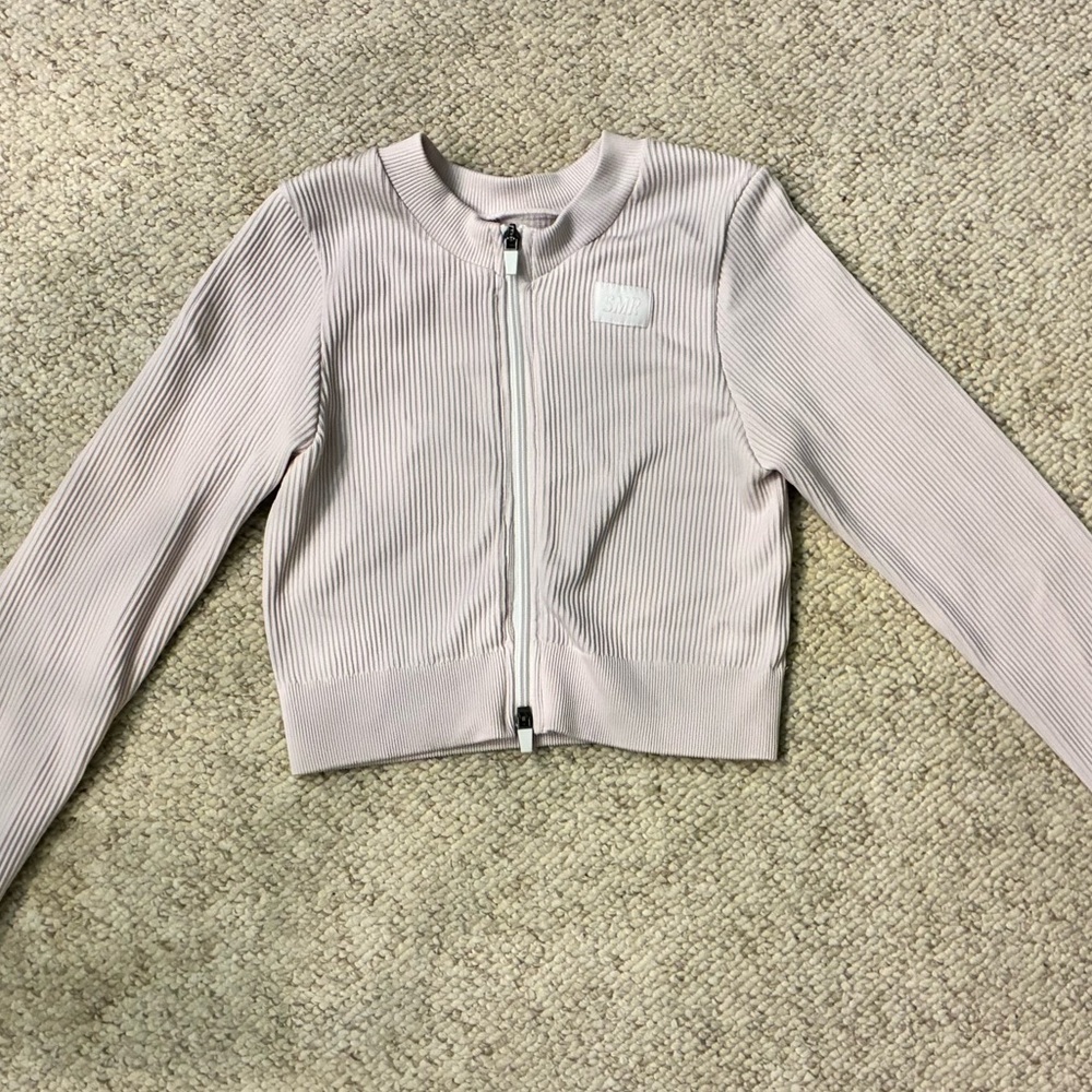 SMR Pink Ribbed Jacket - Picture 3 of 5